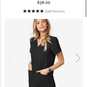 FIGS Scrub Set, XXS (black)